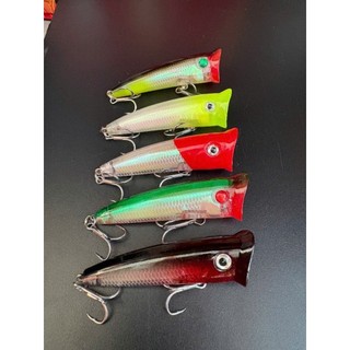 mồi câu pop 8.5cm 10gam câu chẽm vược măng nhòng chét lưỡi toman 4x chống rỉ sét