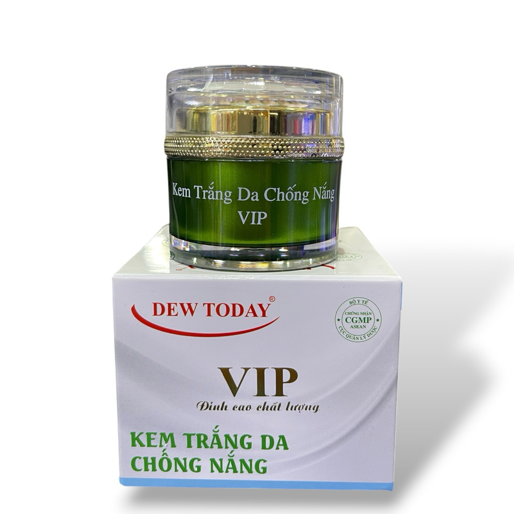 Kem Trắng Da Chống Nắng DEW TODAY VIP – Dưỡng Trắng, Chống Nắng, Dưỡng Ẩm, Ngừa Lão Hóa – Hũ 10g