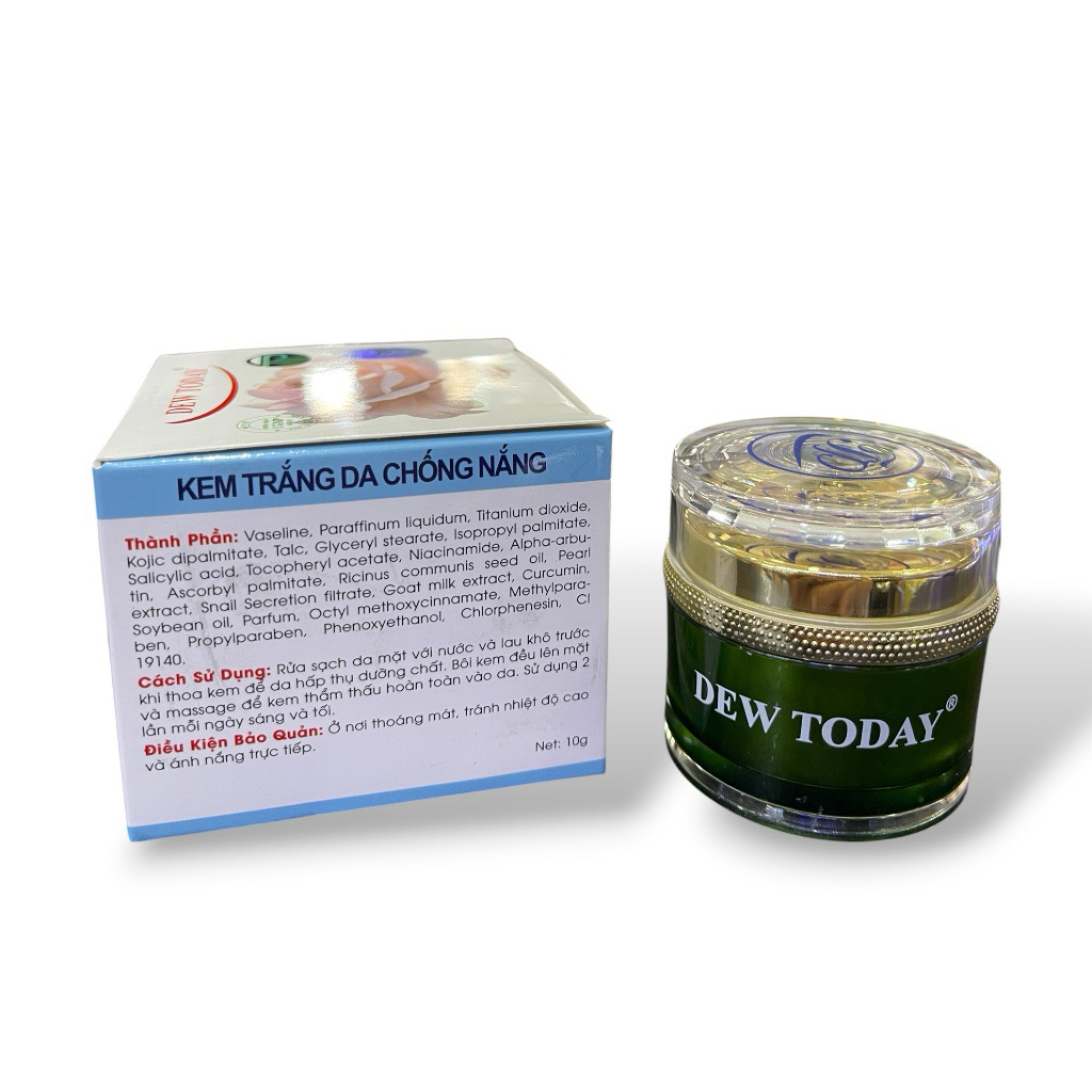 Kem Trắng Da Chống Nắng DEW TODAY VIP – Dưỡng Trắng, Chống Nắng, Dưỡng Ẩm, Ngừa Lão Hóa – Hũ 10g