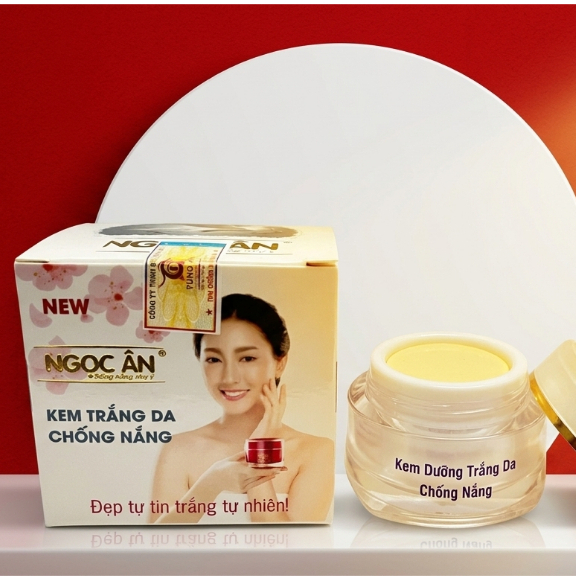 Kem Dưỡng Trắng Ngọc Ân, Chống Nắng, Bảo Vệ Da- Kem Ngọc Trai Collagen Sáng Da 10g