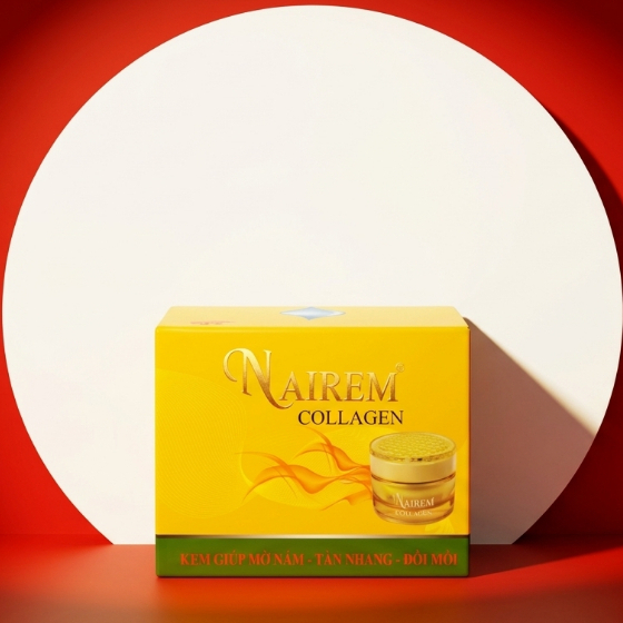 Kem Nairem (Vàng) Giúp Sáng Da Mờ Thâm Nám - Kem Face Phục Hồi Se Khít Lỗ Chân Lông 6g