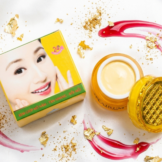 Kem Nairem (Vàng) Giúp Sáng Da Mờ Thâm Nám - Kem Face Phục Hồi Se Khít Lỗ Chân Lông 6g