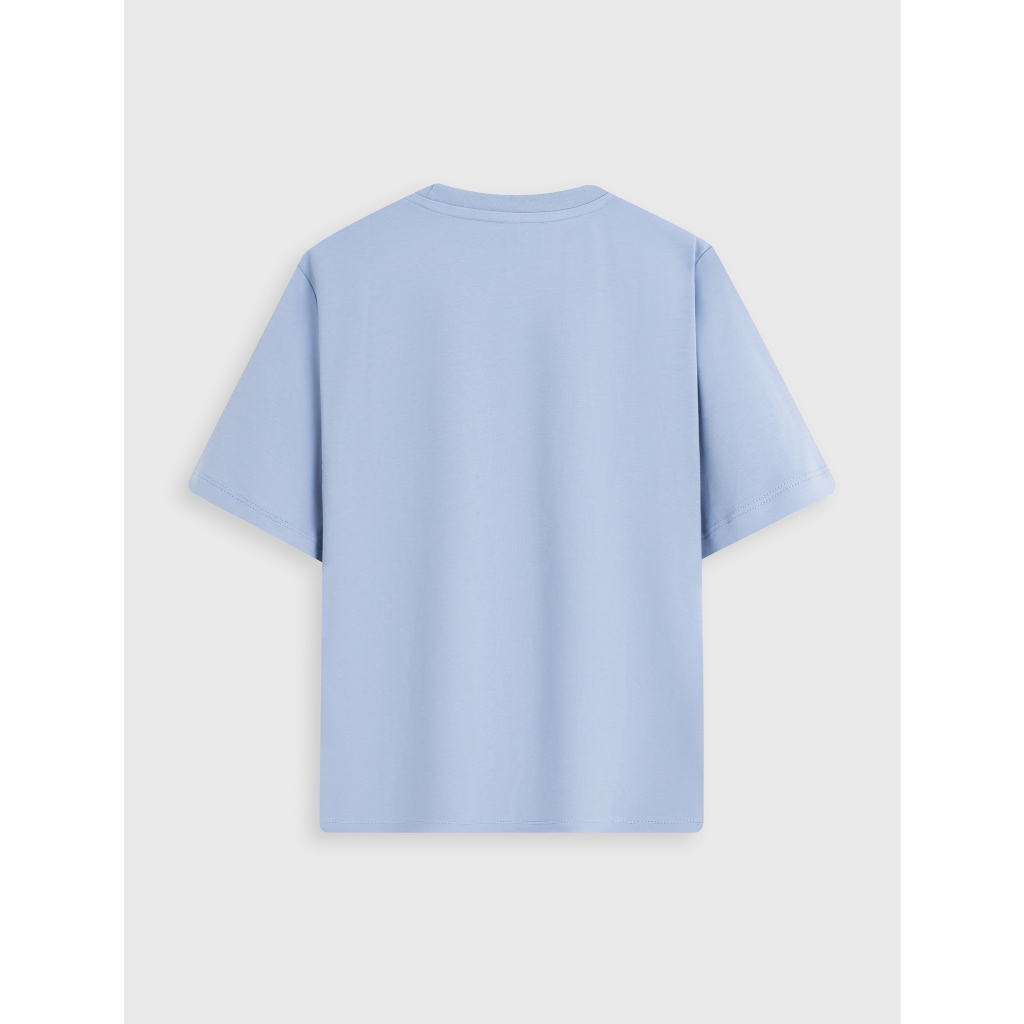 Áo phông nữ CANIFA áo thun basic cộc tay chất liệu cotton mềm mịn mát 6TS26S021