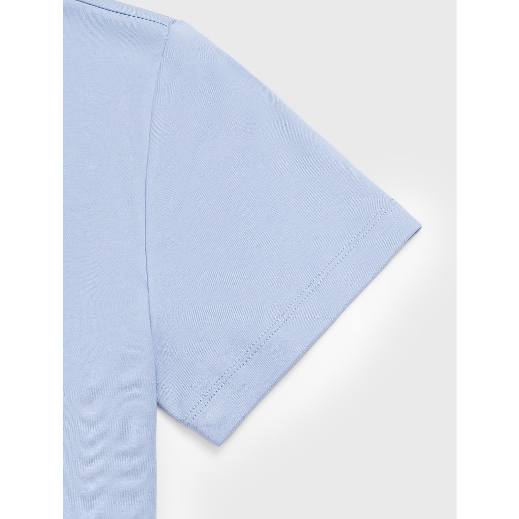 Áo phông nữ CANIFA áo thun basic cộc tay chất liệu cotton mềm mịn mát 6TS26S021