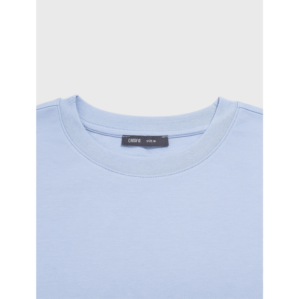 Áo phông nữ CANIFA áo thun basic cộc tay chất liệu cotton mềm mịn mát 6TS26S021