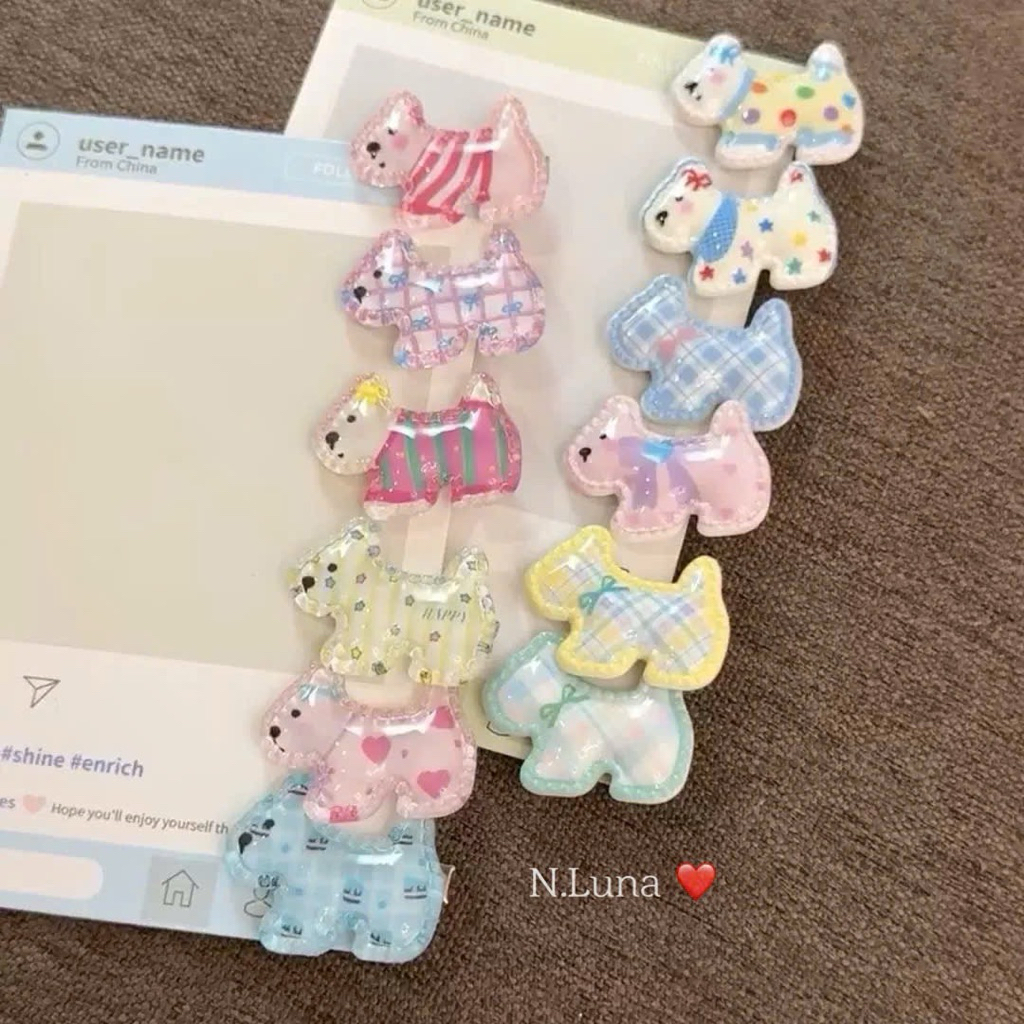 Set 50 kẹp tóc xinh cho bé