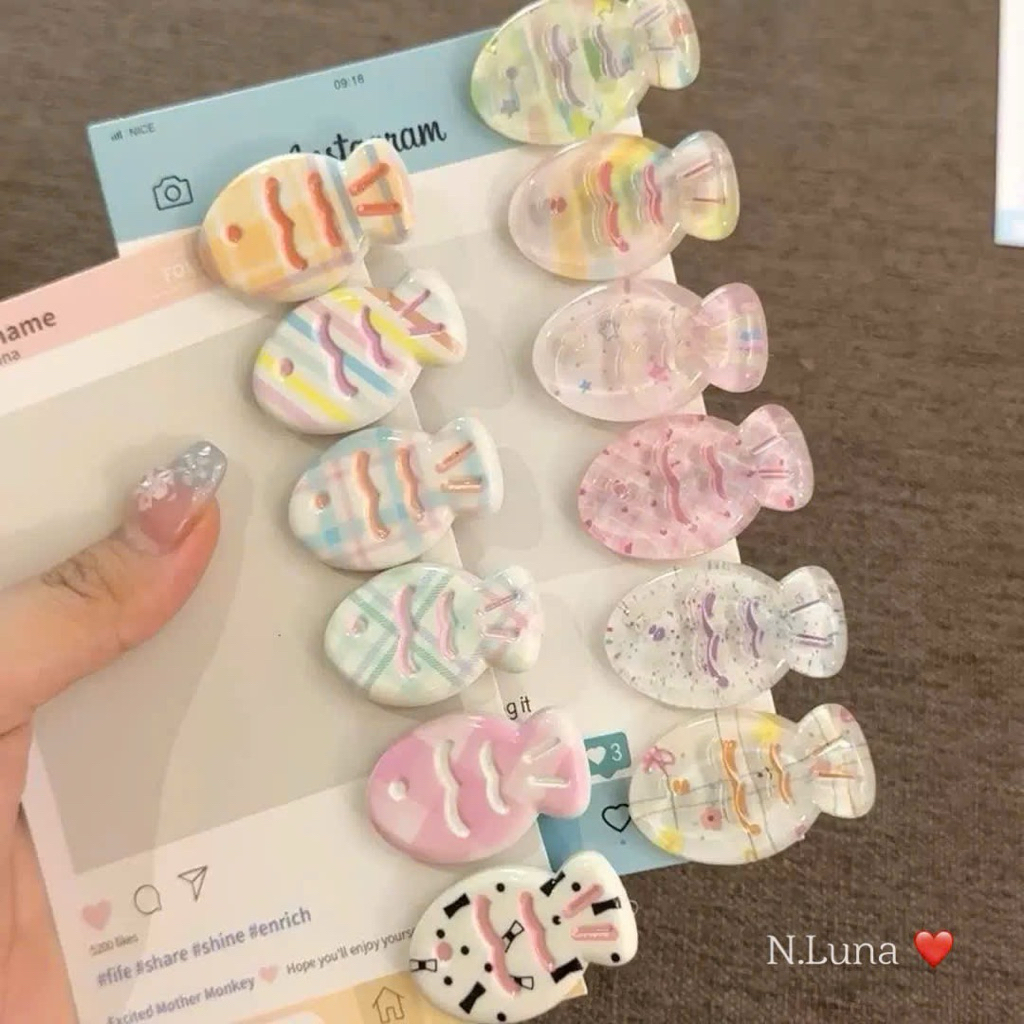 Set 50 kẹp tóc xinh cho bé