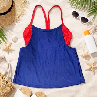 Áo bơi tankini dáng dài kín đáo có sẵn đệm ngực, chất vải cao cấp, hàng VNXK