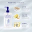 Bông Tẩy Trang Maison Rosée + Nước Tẩy Trang HATOMUGI NHẬT Siêu sạch và Làm sáng da - 500ml