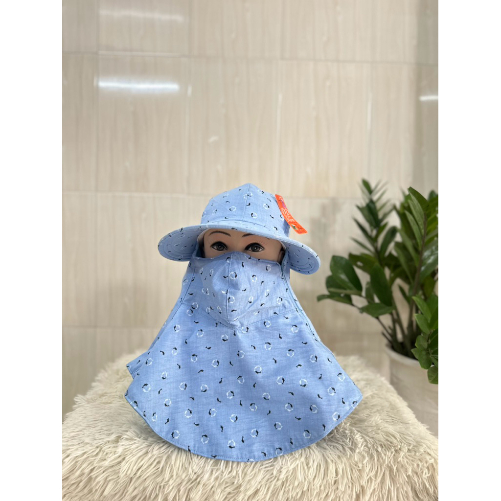 Nón Mũ Chống Nắng Vải Mát Cho Nữ, Thoáng Dễ Thở, Dây Kéo/Miếng Dán freesize