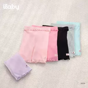 [ILABY 10-40kg] Quần legging đùi bé gái chất liệu thun tăm mềm mại co giãn tốt [3939]
