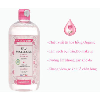Nước Tẩy Trang 3 in 1 Micellar Cleansing Water with Organic Calliderm - CÔ THƯ MARKET