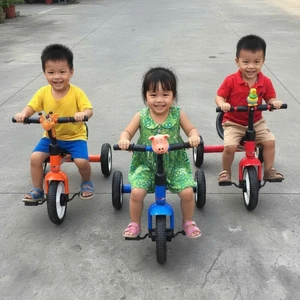 XE 3 BÁNH CHO BÉ – NHIỀU MÀU SẮC, KHUNG SẮT BỀN, CÓ THÚ KÊU