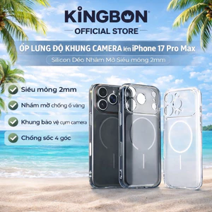 Ốp Điện Thoại độ Khung Camera 17 PROMAX dẻo lưng nhám mờ chống bám bẩn cho iphone 11 Đến 17 Pro Max