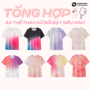 BST áo thun Nữ Graphic Gradient màu sắc nổi bật tôn da mặc hàng ngày tập thể thao Coolmate Women