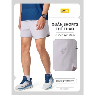 [COOLER & CLOSER] Quần short thể thao nam YODY thấm hút nhanh, khô nhanh MAJT26S015