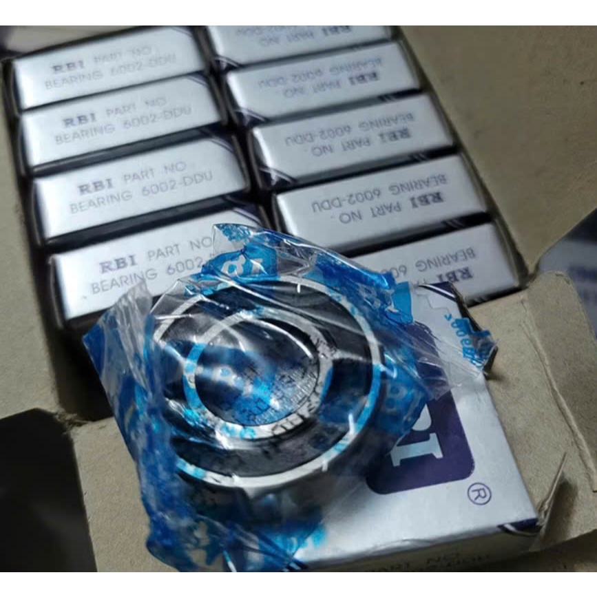 Vòng bi đạn bạc RBI chính hãng - 6000,6200,6201,6202,6203,6204,6205 Nắp Nhựa.