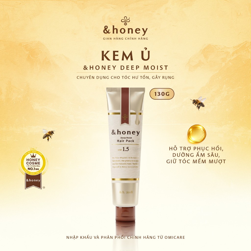Kem Ủ Dưỡng Tóc Chuyên Sâu 1.5 &Honey Deep