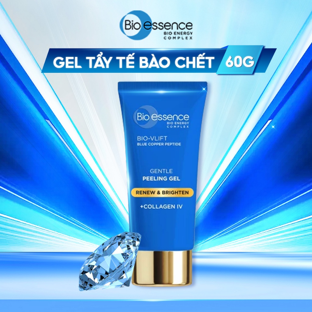 Gel tẩy tế bào chết Peel Da dưỡng da tươi trẻ Bio-Essence Bio-Vlift 60G
