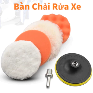 Bộ 6 miếng đánh bóng xe hơi chất lượng cao nhiều kích thước，Dùng để vệ sinh xe hơi