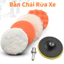 Bộ 6 miếng đánh bóng xe hơi chất lượng cao nhiều kích thước，Dùng để vệ sinh xe hơi