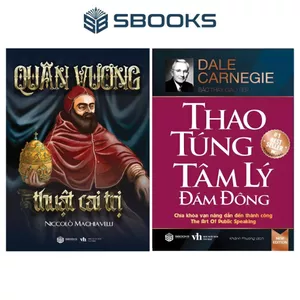 Sách - Combo 2 Cuốn: Quân Vương + Thao Túng Tâm Lý Đám Đông - SBOOKS