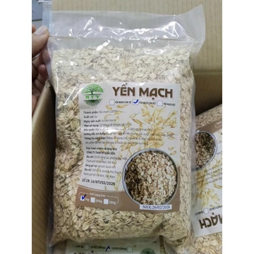 500G YẾN MẠCH GIẢM CÂN ĂN LIỀN - Yến Mạch Cán Dẹt