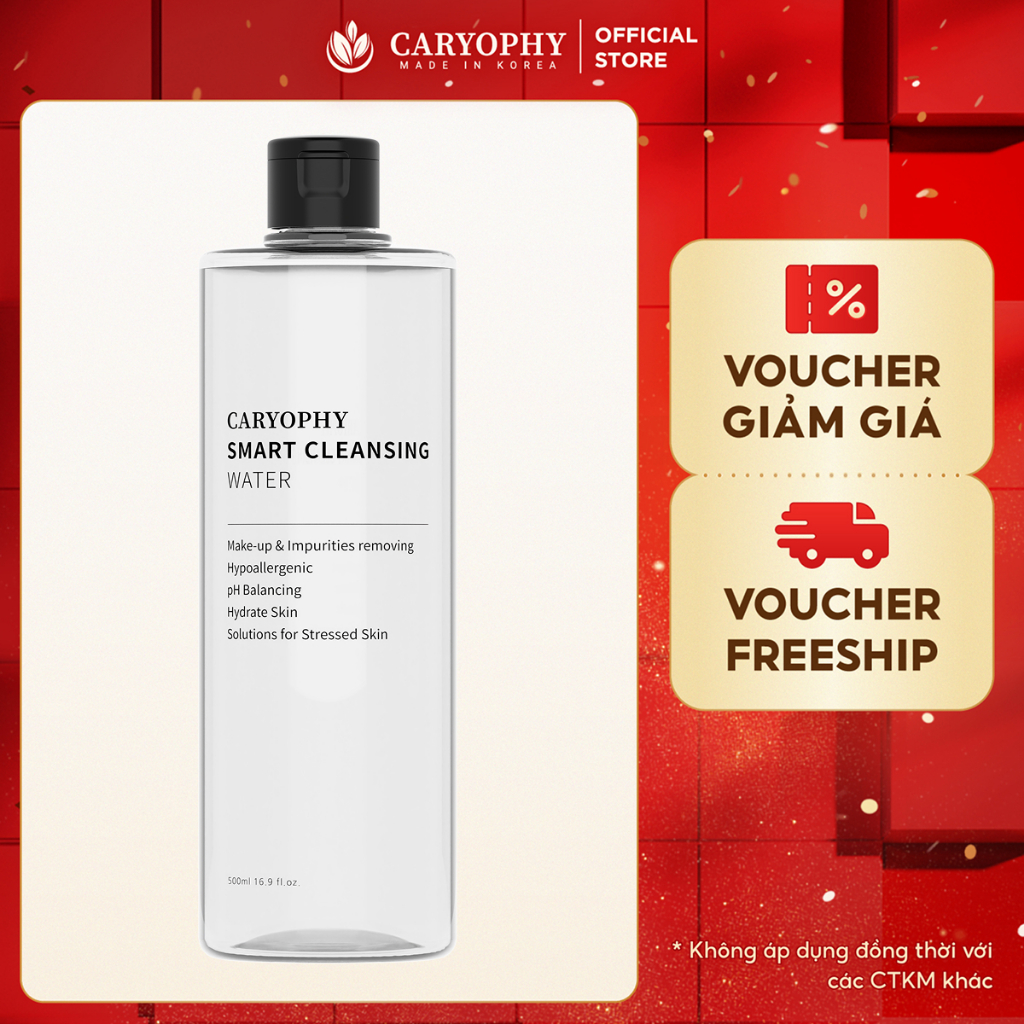 Nước tẩy trang sạch sâu dịu nhẹ Caryophy Smart Cleansing Water 300ml