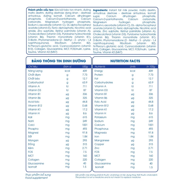 Lon 400g Milk Powder GLUDIABETIC PLUS FOTECPHAM – 7