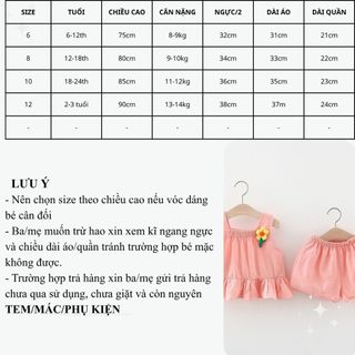 Bộ bé gái màu trơn áo hai dây + quần ngắn 0-3 tuổi thời trang trẻ em mùa hè D1291 Bí Ngô Nhỏ
