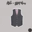⚡️[Hight Quality] Áo Gile Vest 1H0m Cồ V Shirts - Điểm Nhấn Cúc Phối Màu Xám Sang Trọng Loại 1