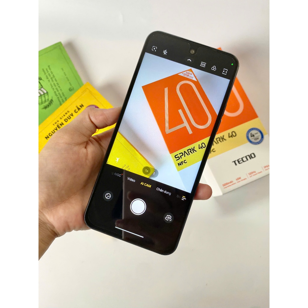 [Chính hãng] Điện thoại Tecno Spark 40 Fullbox Mới Nguyên Seal Màn 120Hz Sạc Nhanh Có NFC BH 12Tháng