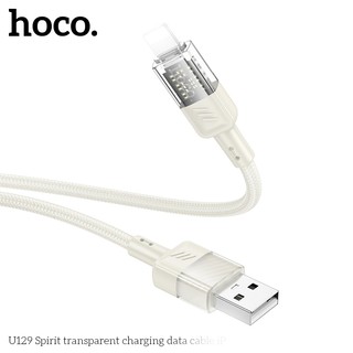Cáp sạc nhanh Hoco U129 USB-A to LaiNing 2.4A, dài 1.2M