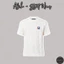 ⚡️[Hight Quality] Áo Phông Len \/ Nam Nữ White Ameri - Điểm Nhấn Ô Vuông Len Nổi Phối Tag Cao Cấp Street Wear