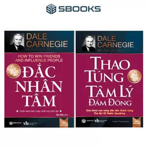 Sách - Combo 2 Cuốn Đắc Nhân Tâm + Thao Túng Tâm Lý Đám Đông - SBOOKS
