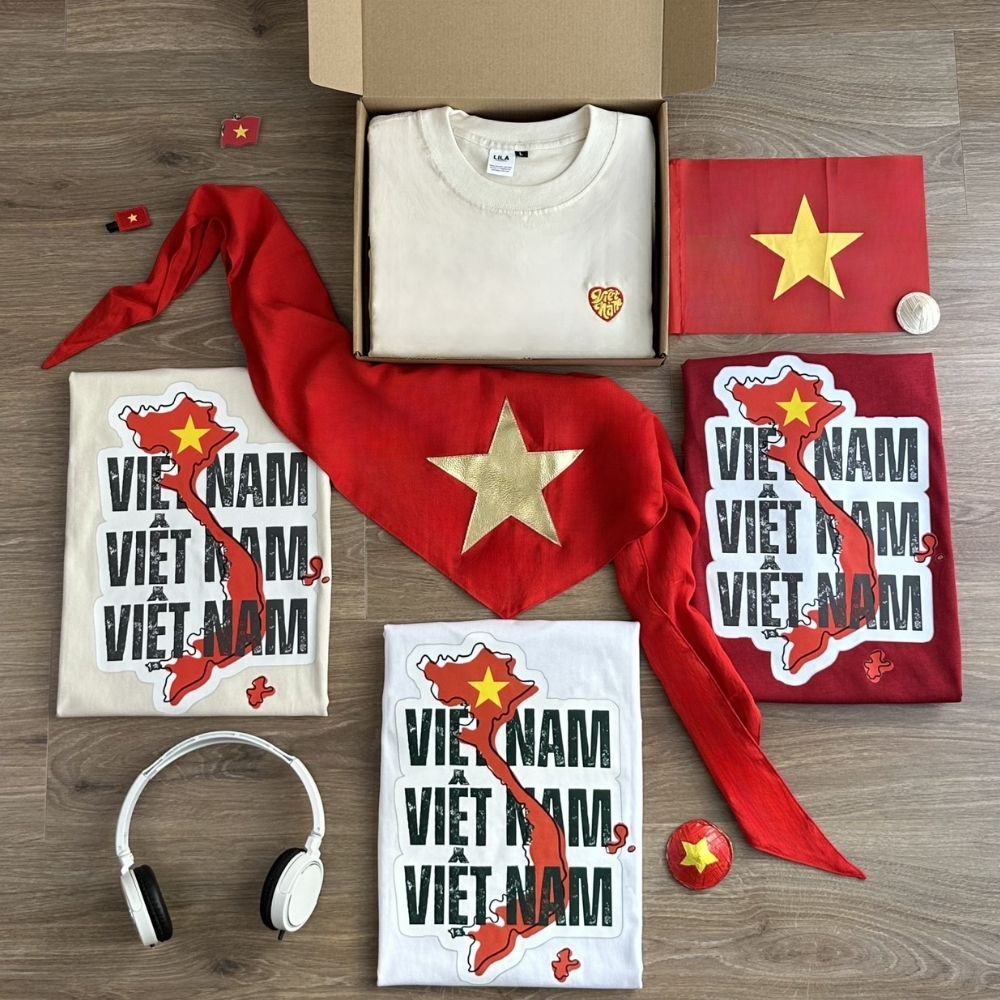 [HOẢ TỐC] Áo thun yêu nước unisex in hình Việt Nam chất liệu cotton co giãn, áo phông nam nữ - mua 2 áo tặng 1 khăn