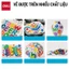 Màu Acrylic Dạng Tuýp 5ml Kèm Cọ Khay Màu Tô Tượng Vẽ Giày Túi Tote Tô Tượng Đất Sét Tự Khô