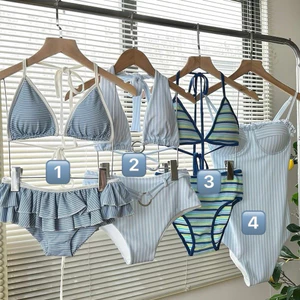 Set BiKiNi 2 Mảnh 4 Mẫu Tone Xanh Biếc Kèm Nhiều Kiểu Khác Nhau ❤️