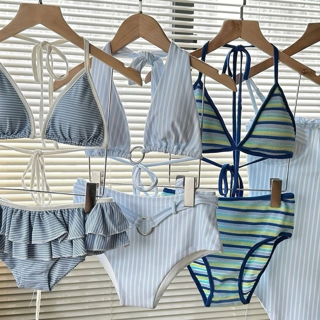 [OOrder 7-15n] Set BiKiNi 2 Mảnh 4 Mẫu Tone Xanh Biếc Kèm Nhiều Kiểu Khác Nhau ❤️