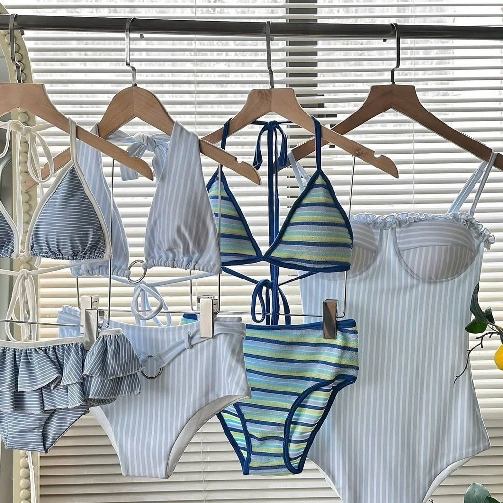[OOrder 7-15n] Set BiKiNi 2 Mảnh 4 Mẫu Tone Xanh Biếc Kèm Nhiều Kiểu Khác Nhau ❤️