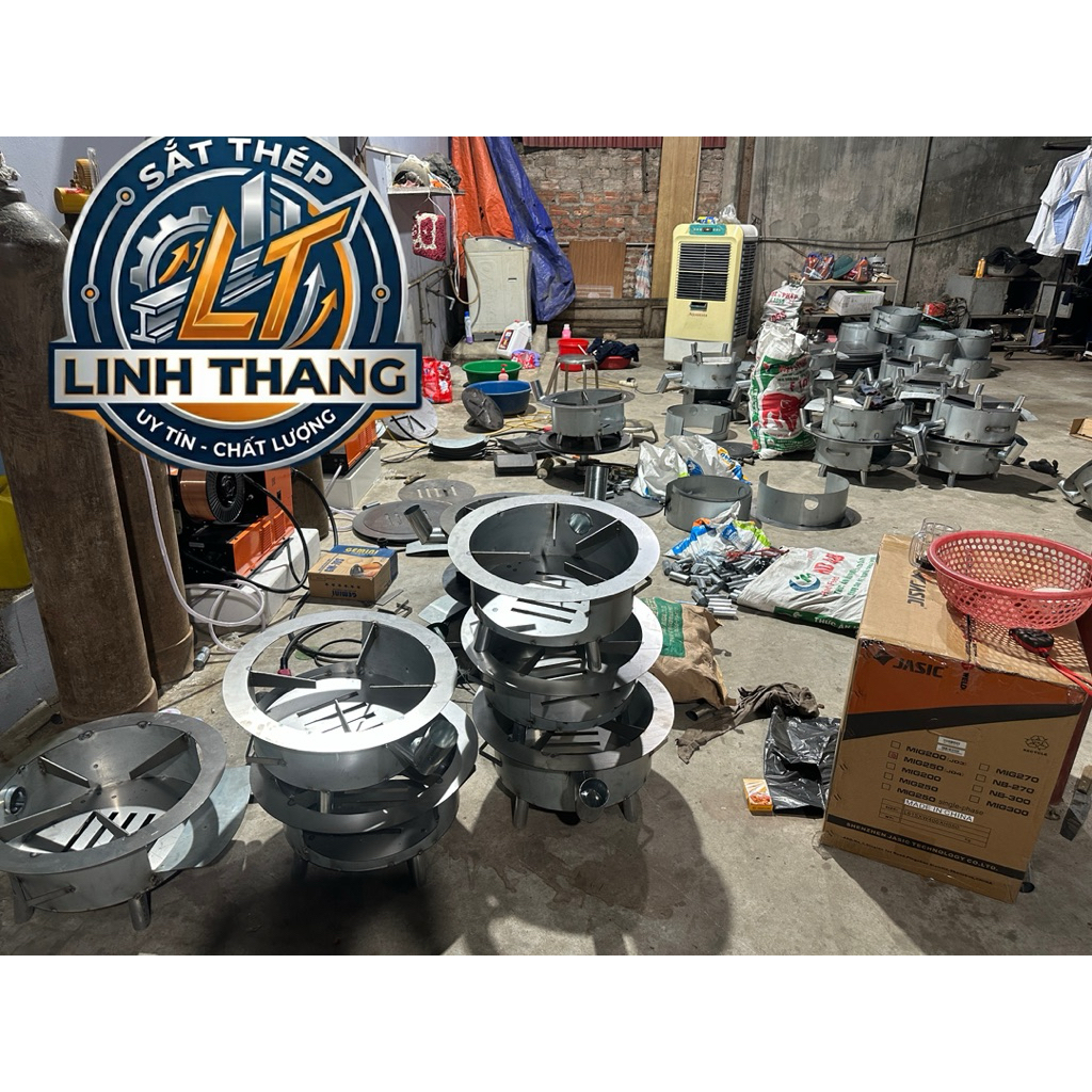 Bếp củi đa năng 35cm- 40cm -50cm - bếp đun củi thông minh không khói không đen nồi tiết kiệm củi có ống khói+ khay đỡ
