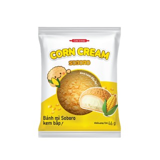 [Hoả tốc HCM] [Bắp] Bánh Soboro Nhân Kem Tươi Vị Bắp - Corn Cream Cobi Bread