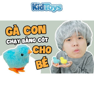 Combo 5 gà con vặn cót KidToys 4 màu – đồ chơi nhảy vui nhộn cho bé