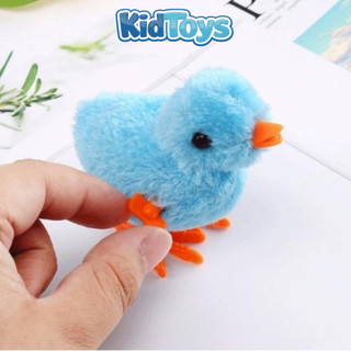 Combo 5 gà con vặn cót KidToys 4 màu – đồ chơi nhảy vui nhộn cho bé