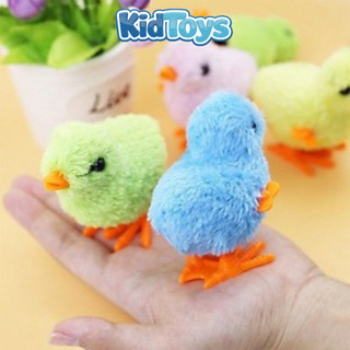 Combo 5 gà con vặn cót KidToys 4 màu – đồ chơi nhảy vui nhộn cho bé