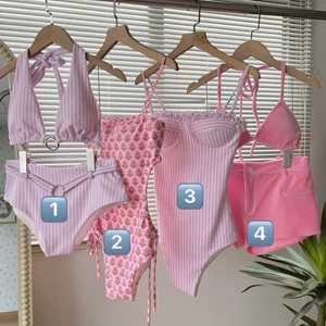 BiKiNi Liền Thân Và Set BiKiNi Kèm Quần Tone Hồng Cá Tính❤️