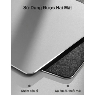 Tấm Lót Chuột Nhôm Cao Cấp Kích Thước 18x22cm - Di Chuôt Chính Xác, Chống Nước, Chống Trầy