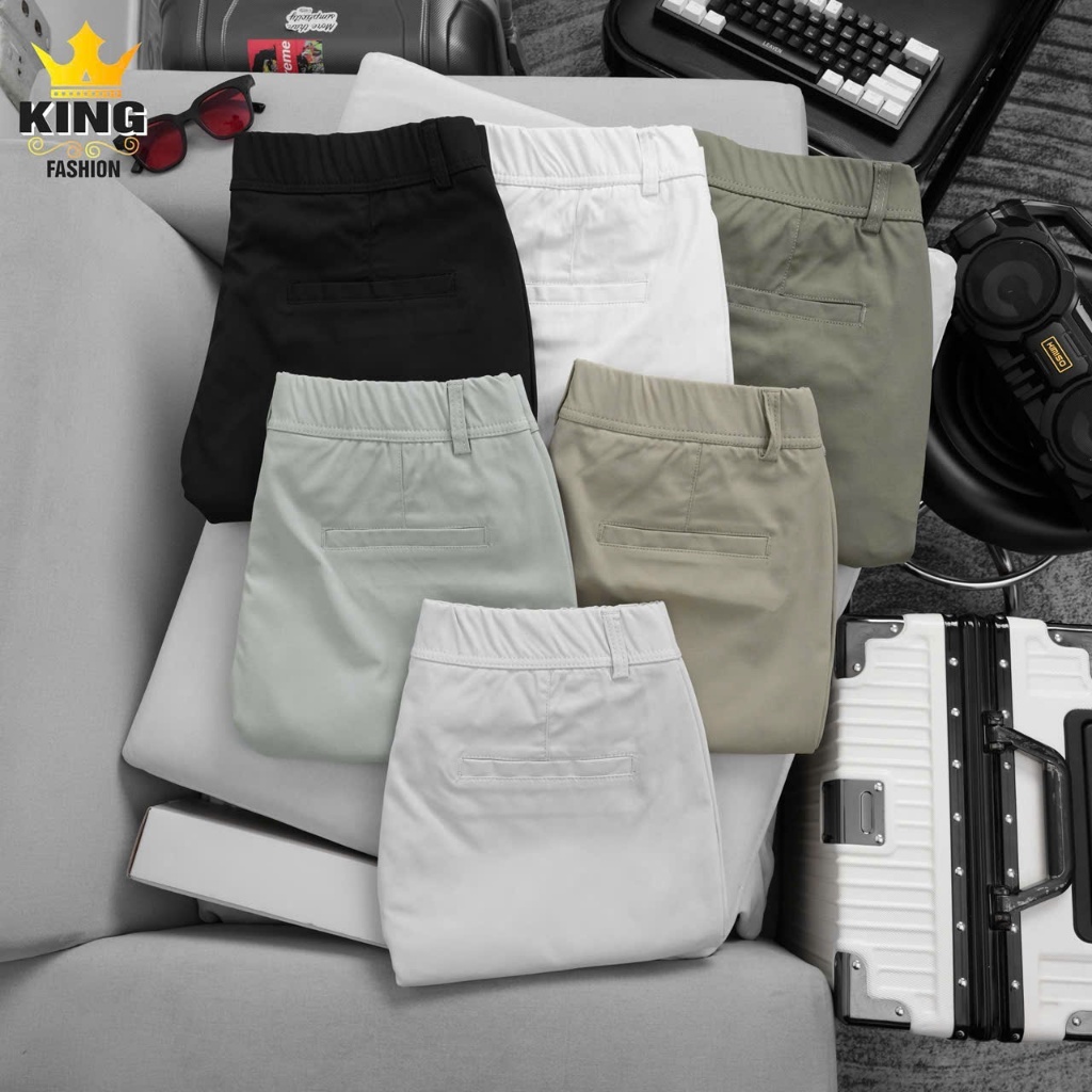 [ DEAL MỞ BÁN ] Quần short lưng thun KING FASHION cotton, thiết kế form trên gối trẻ trung năng động
