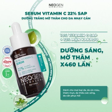 [KHTT] Serum Dưỡng Sáng Da, Giúp Mờ Thâm Mụn Vitamin C Sinh Học Neogen Dermalogy Real Vitamin C Kakadu 32g