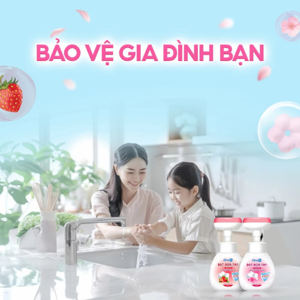 Combo bọt rửa tay CleanZ bông hoa làm sạch, diệt khuẩn 99%, an toàn cho da tay 350ml - 2S CHÍNH HÃNG